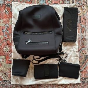 Dagne Dover Indi Diaper Backpack Black size Large